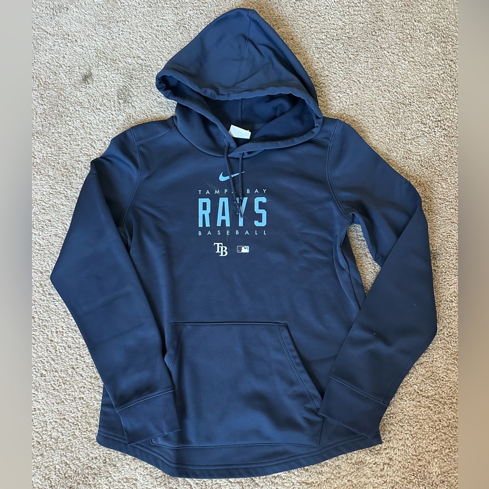 Nike Tampa Bay Rays Blue Hoodie Womens Small